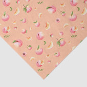 Peach Patroon Tissuepapier (Detail)