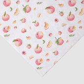 Peach Patroon Tissuepapier (Detail)