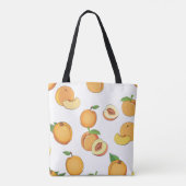 Peach Patroon Tote Bag (Achterkant)