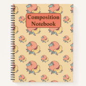 Peach Pattern Composition Notitieboek (Voorkant)
