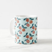 Peach Pattern Painting  Koffiemok (Voorkant links)