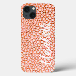 Peach Pattern Personalized Case-Mate iPhone Case