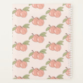  Peach Pattern Personalized Planner (Achterkant)