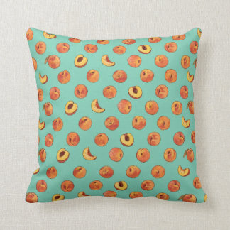 Peach Pattern Polyester Sierkussen 16 x 16 inch