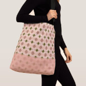 Peach Patterned Designer Crossbody Tas (Dichtbij)