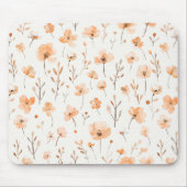 Peach Peach Flowers Muismat (Voorkant)