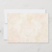 Peach peonies Baptism - Hartelijk dank voor uw mei Bedankkaart (Achterkant)