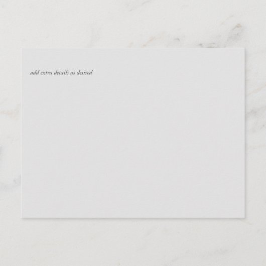 Peach peonies Sage Floral Weddenschap Save Dates Briefkaart (Achterkant)