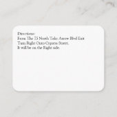 Peach Peony Floral Reception Insert-kaarten Informatiekaartje (Achterkant)