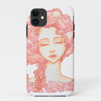 Peach Petal Bloom iPhone5S hoesje