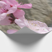 Peach petal flower cadeaupapier (Hoek)