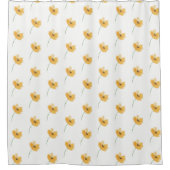 Peach Petal Shower Curtain Douchegordijn (Voorkant)