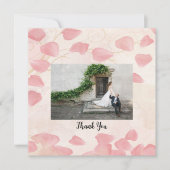 Peach Petals and Cream Dank u Kaarten (Voorkant)