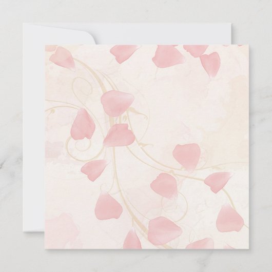 Peach Petals & Cream Bewaar de Datumkaarten (Achterkant)