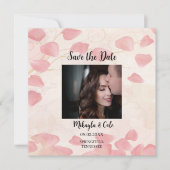 Peach Petals & Cream Bewaar de Datumkaarten (Voorkant)