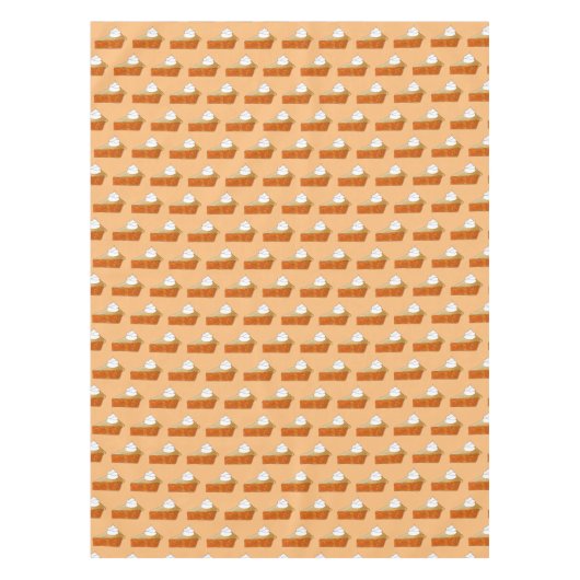 Peach Pie Slice Whipped Cream Peaches Dessert Tafelkleed (Voorkant)