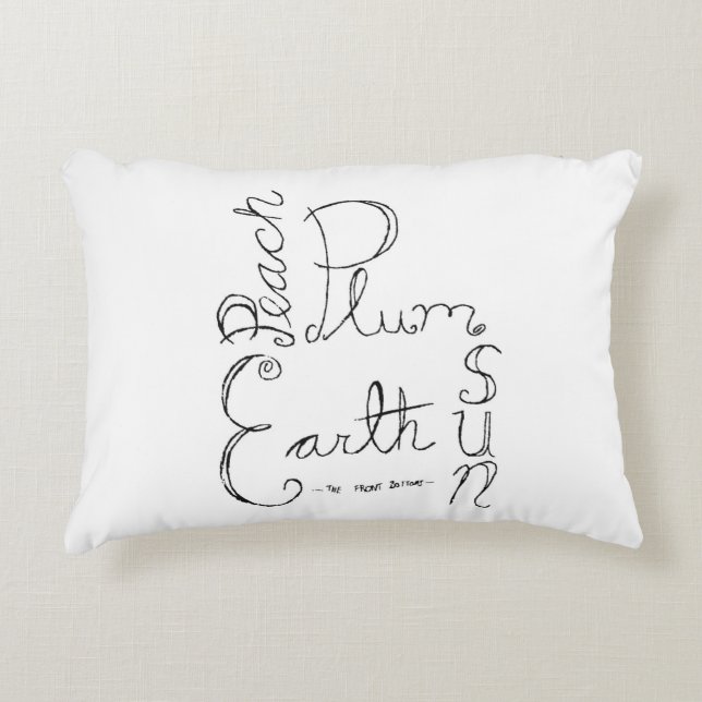 Peach Pillow Decoratief Kussen (Voorkant)