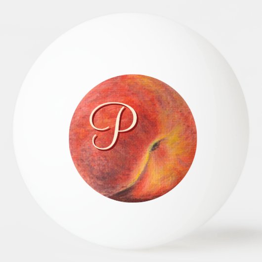 Peach Ping Pong Balls Pingpongbal (Voorkant)