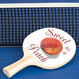 Peach Ping Pong Paddle Tafeltennisbatje