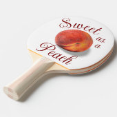 Peach Ping Pong Paddle Tafeltennisbatje (Voorkant Gekanteld)