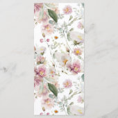  Peach Pink Love is in het Vrijgezellenfeest Bloom Menu (Achterkant)