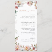  Peach Pink Love is in het Vrijgezellenfeest Bloom Menu (Voorkant)