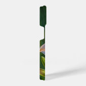 Peach Pink Tropical Lily Flower Art Telefoon Case iPhone Hoesje (Rechterkant)