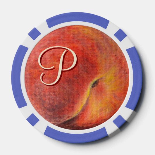 Peach Poker Chips (Achterkant)