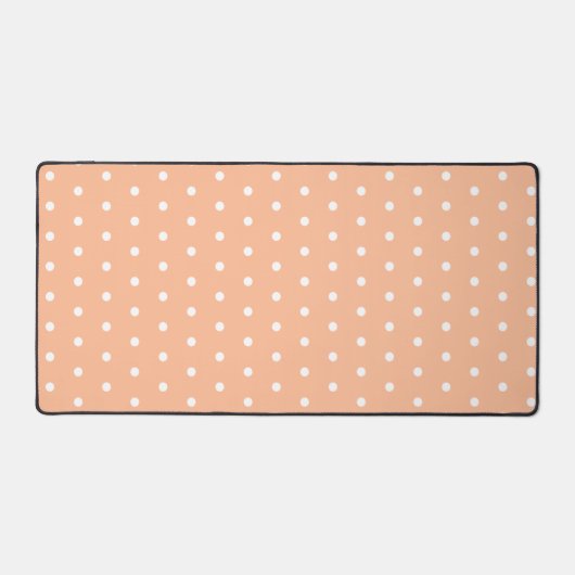 Peach Polka Dot Bureaumat (Voorkant)