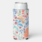 Peach Polka Pattern Monogram Seltzer Blikjeskoeler (Seltzer Achterkant)