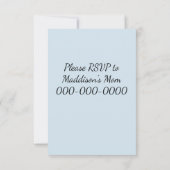 Peach Pony Uitnodigingen (Achterkant)