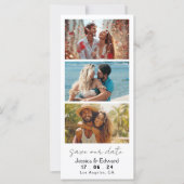 Peach Puff Save the Date Photo Booth QR-code (Voorkant)