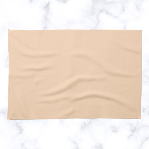 Peach Puff Solid Color Theedoek