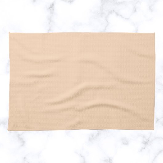 Peach Puff Solid Color Theedoek