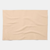 Peach Puff Solid Color Theedoek (Horizontaal)