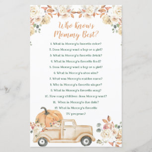 Peach Pumpkin Rustic Truck die mama het beste kent