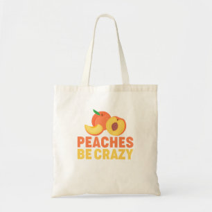 Peach Pun Fruit Georgia Iced Tea Tote Bag