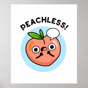 Peach pun poster