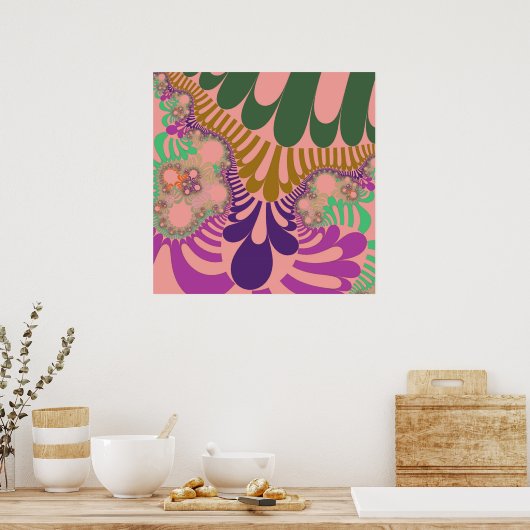 Peach Rainbow Mod Poster (Keuken)
