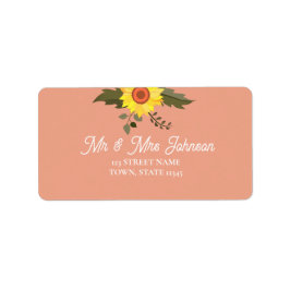 Peach Retouradres Etiket