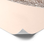 Peach Reverie | Vertical Portrait Poster (24x36) (Hoek)