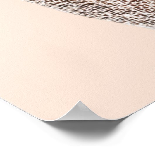 Peach Reverie | Vertical Portrait Poster (24x36) (Hoek)