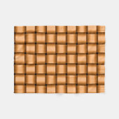 Peach Ribbon Fleece Blanket (Voorkant (Horizontaal))