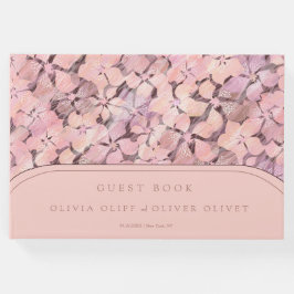 Peach Romance bruiloft Gastenboek