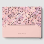 Peach Romance bruiloft Gastenboek (Achterkant)