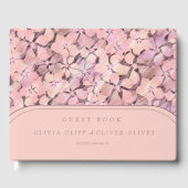 Peach Romance bruiloft Gastenboek (Voorkant)