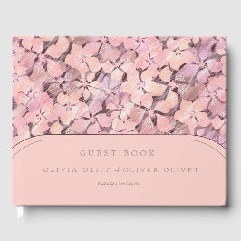 Peach Romance bruiloft Gastenboek