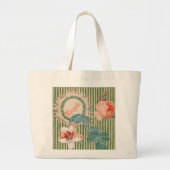  Peach Roos Azalea Sunshine Grote Tote Bag (Voorkant)