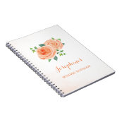 Peach Roos Bruiloft Planning Notitieboek (Rechterzijde)