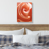 Peach Roos Canvas (Insitu (Slaapkamer))